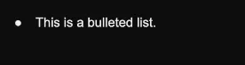 Nested list